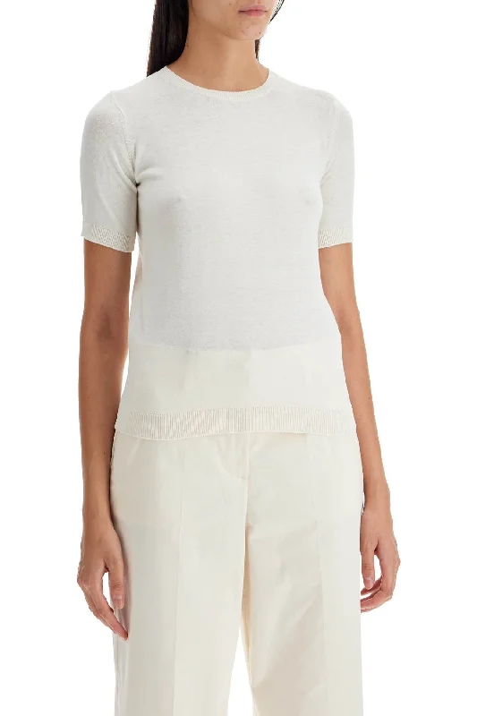 Online Clothing Boutiques Weekend Max Mara Silk And Cotton 'agro' Knit Top