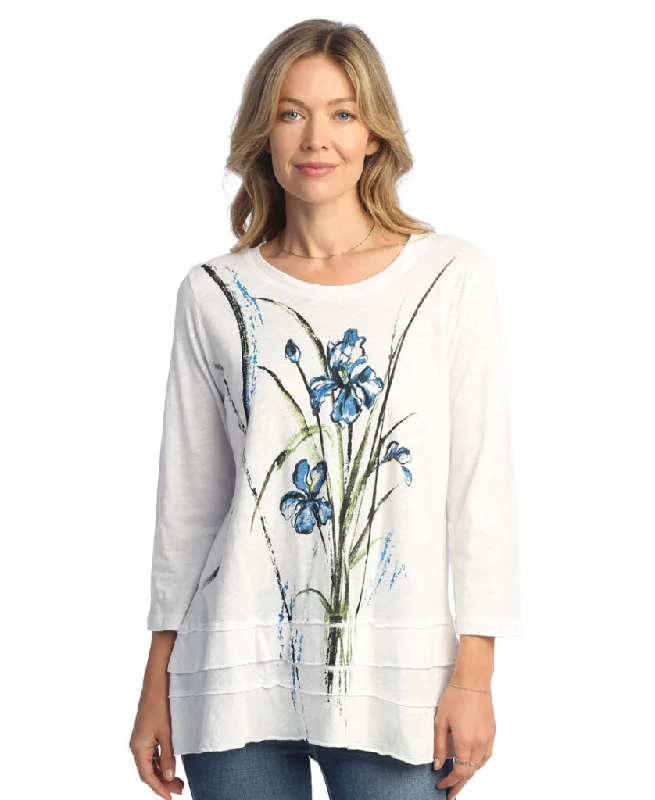 Flash Sale Or Flash Sales "Ashley" Floral Print Layered Tunic Top - M66-1923 - M Only