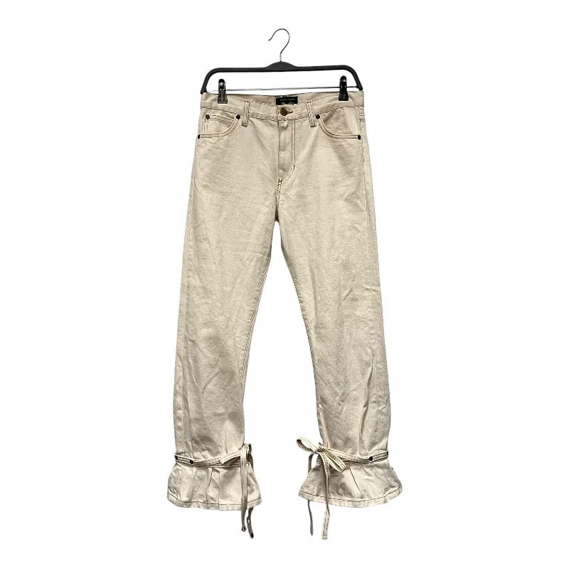 Women's Everyday Garments MARC JACOBS/WRANGLER/Cropped Pants/2/Cotton/CRM/ruffle cuff