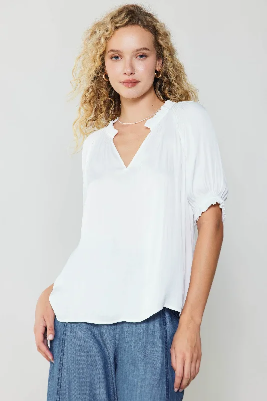 Women's Clothes Online Shopping Ruffled Cuff Blouse