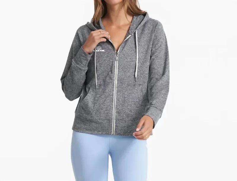 Best Online Boutiques For Women Halo Performance Hoodie In Heather Grey