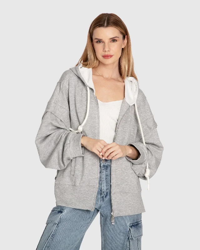 Relaxed Style No Ordinary Love Zip Hoodie