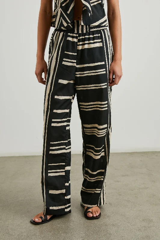 Women's Seasonal Garments BRENDON PANT - ISLAND STRIPE