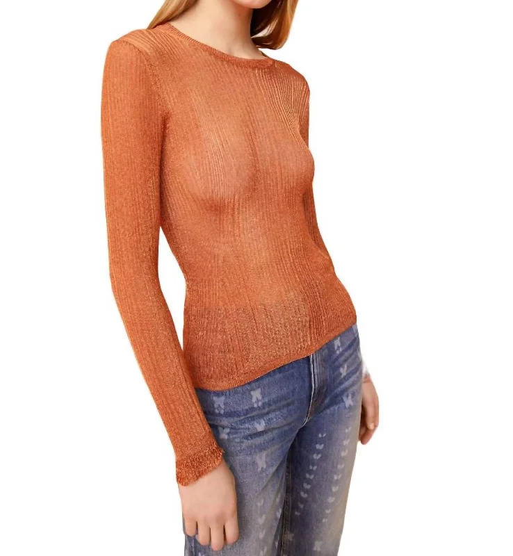 Women's High Street Fashion Diana Pullover In Bronze