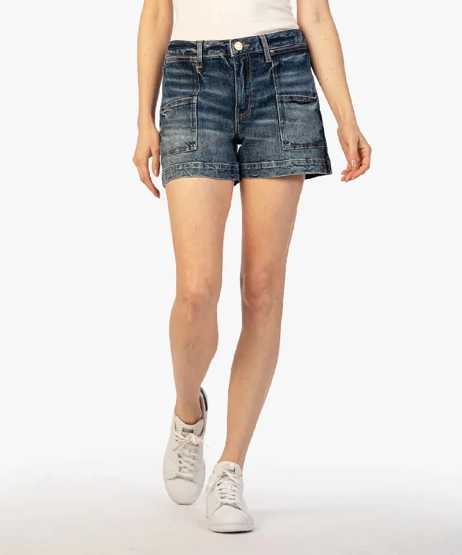 Women's Comfortable Lounge Outfit Jane High Rise Short In Boosted