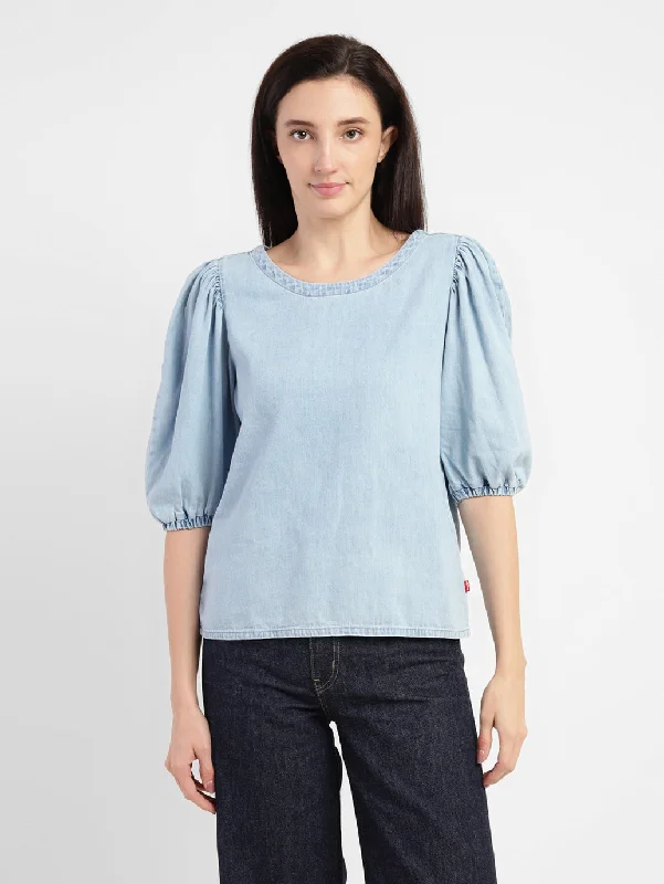 Stylish Loungewear for Women Women's Solid Round Neck Top