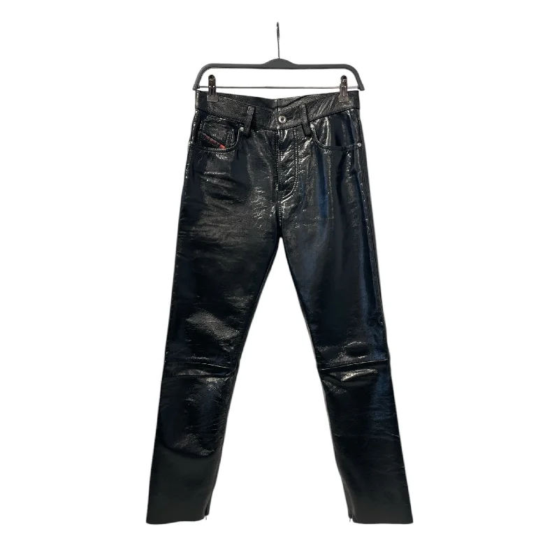 Women's Elegant Garments DIESEL/Skinny Pants/26/Plain/Leather/BLK//