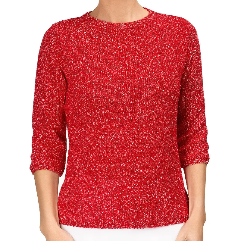 Everyday Women's Fashion Trends Pailletami Pullover in Red